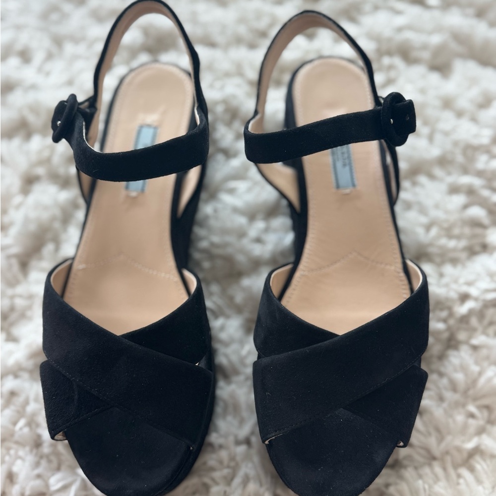 PRADA Black Women's Sandals